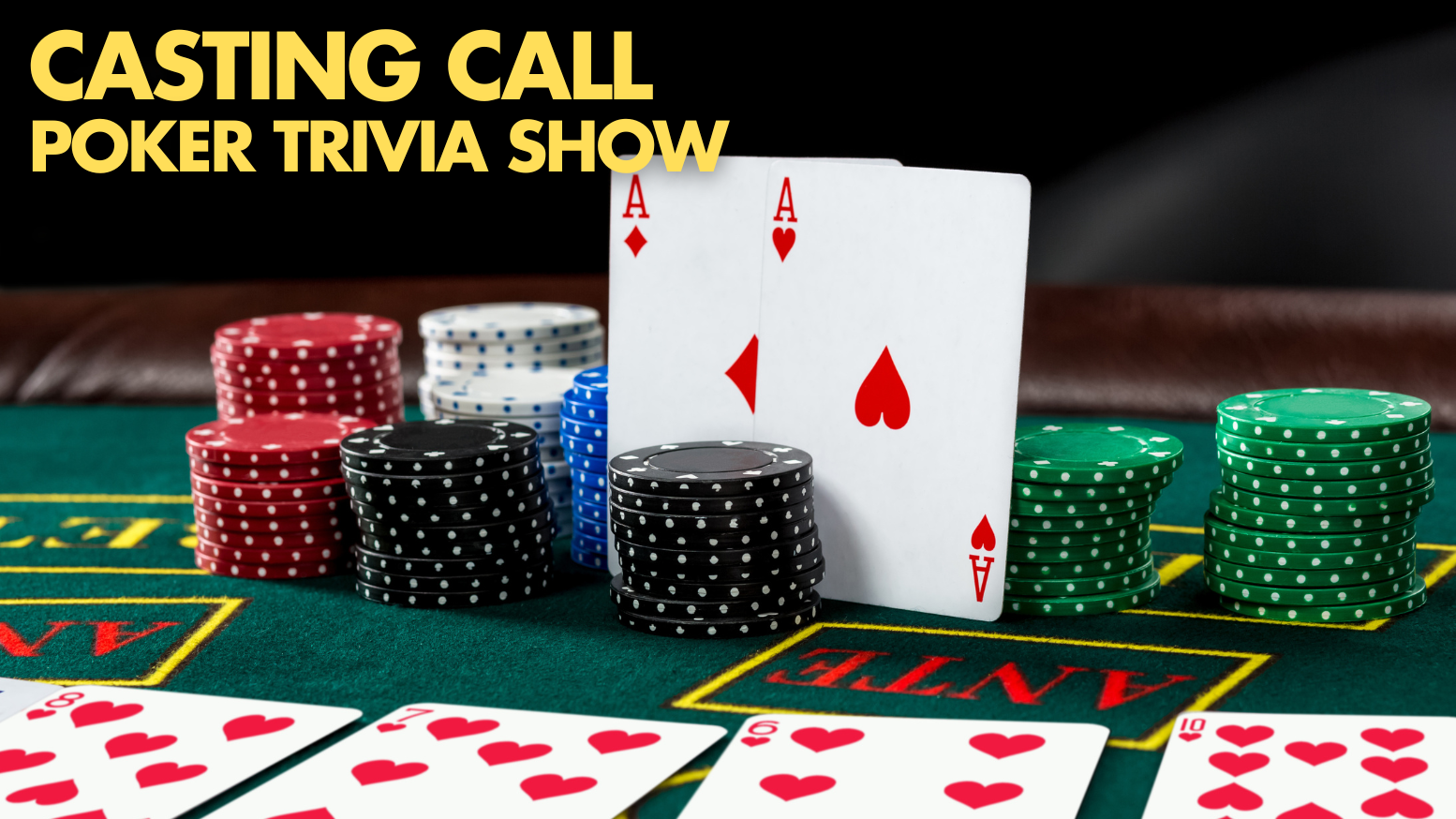 Casting Contestants in Southern California for a New Poker Trivia Game Show